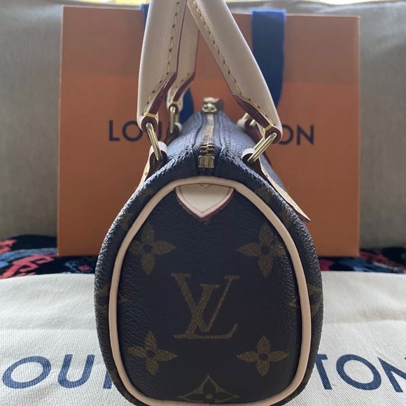 VINTAGE MINI SPEEDY HL MONOGRAM HAND BAG - Picture 4 of 6